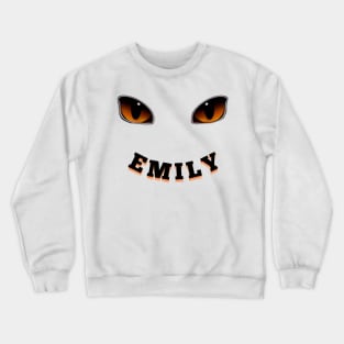 Font Name emily HALLOWEEN Crewneck Sweatshirt